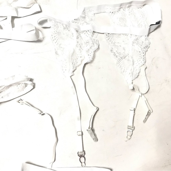 Avidlove Women Garter Lingerie Set Teddy Babydoll Bra Thong Size L - Picture 3 of 7